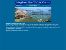Tablet Screenshot of hinghamrealestate.com